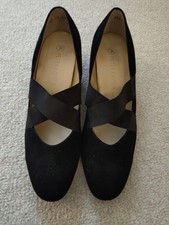 PETER KAISER Black Suede Shoes Size 4. Original Price £110.