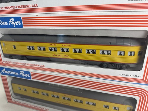 Lot (4) American Flyer 48904/05/07 Union Pacific Passenger Cars NEW IN BOXES - Picture 3 of 6