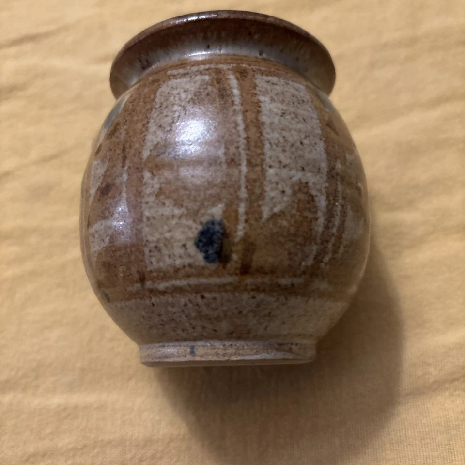 Vase Keramik Ton Vintage Mittelalterliches Deko Stück Rarität Sammlerstück Braun - Bild 4 von 4