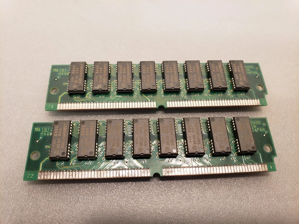 Vintage Compaq 2x 8MB 72 Pin SIMMS 16MB total 172707-003 Memory RAM TESTED - Image 2 of 2