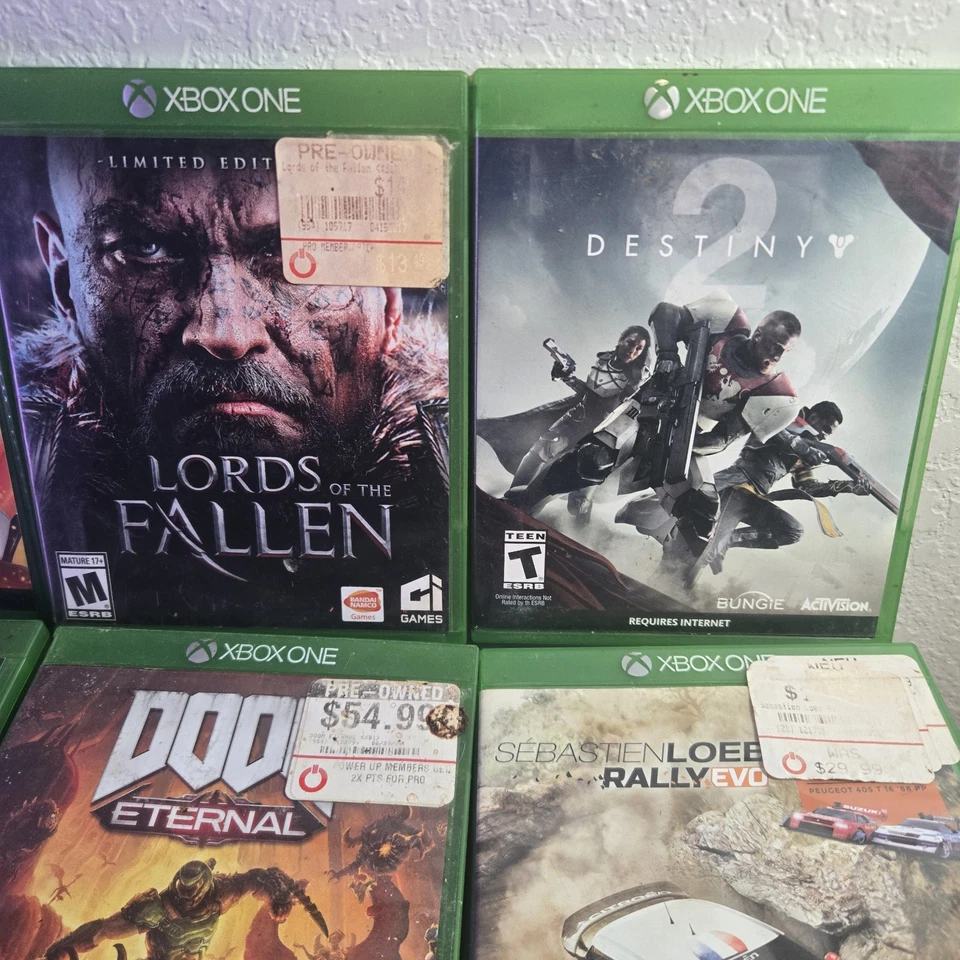 Lot of 12 Xbox One Games Doom Eternal Overwatch Alien Isolation Destiny BF4 - Image 4 of 4