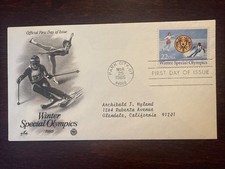 US FDC COVER 1985 YEAR SPECIAL OLYMPICS DISABLED SPORTS HEALTH SCOTT 2142