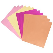 200 Paq. Lámina Reactiva 8.5"x11" para Manualidades, 4 Colores