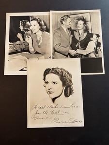 Vintage Lot, One Signed B&W 8 x 10 Photo,  Marion Claire, John Brownlee,/Claire