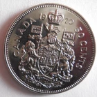 1970 CANADA 50 CENTS - AU/UNC PROOF LIKE - Excellent Coin - Lot #GG