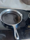 Vintage Griswold Cast  Iron Skillet No. 8 Erie PA USA  nickel plated.