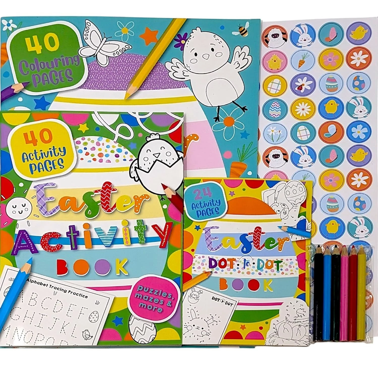 Easter Activity and Colouring Set for Kids