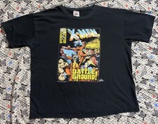 VTG 93 Marvel Comics X-Men Battle Ground Wolverine Sabretooth T-Shirt ADULT 2XL