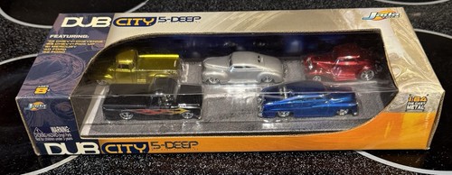 JADA TOYS DUB CITY 5 - DEEP FEATURING 5 CAR SET BRAND NEW RARE 1:64