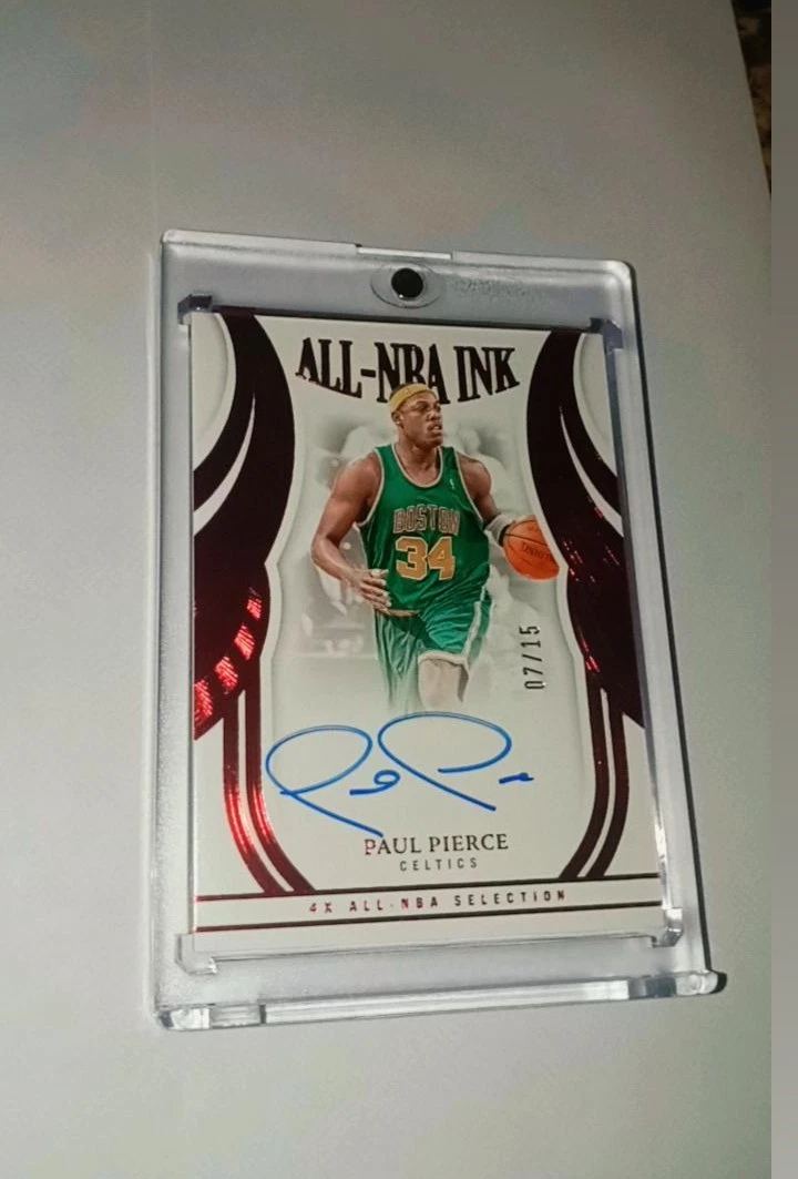 Paul Pierce Basketball Autographed Sports Trading Cards