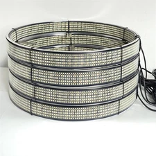 10 row white wheel lights Plug and play LED  kit. 17” diameter