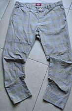 Mason's Em's Men's Plaid Chino Pants Size IT 54 Slim Fit Cotton Stretch Check
