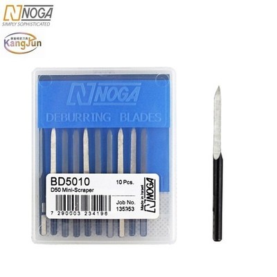 10 PCS/BOX NEW NOGA BD5010 D50 Mini -Scraper  Metalworking Tool *mz