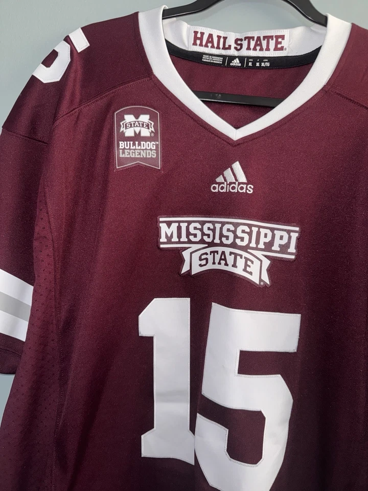 Adidas Mississippi State Dak Prescott #15 Football Jersey Maroon XL Men’s NCAA - Image 2 of 4