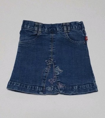 Tom Tailor Mini Jeansrock Rock für Baby Mädchen Gr. 98 mit Schmetterlingen Top