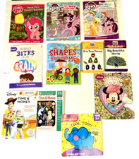 Home School Grades 1-3 Activity, Learning, MLP, Disney Books Lot of 11 Unused