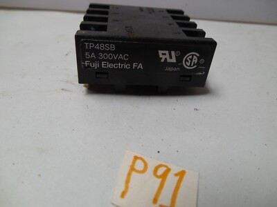 FUJI ELECTRIC TP48SB RELAY SOCKET 5A 300VAC