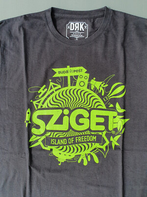 SZIGET FESTIVAL  2016 - T-Shirt - XL - RIHANNA - MUSE - DAVID GUETTA - SIA