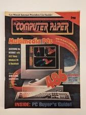 Vintage Magazine Computer Paper Computer Info Resource April 1995 