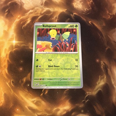Bellsprout 069/165 Reverse Holo Pokemon Scarlet & Violet 151
