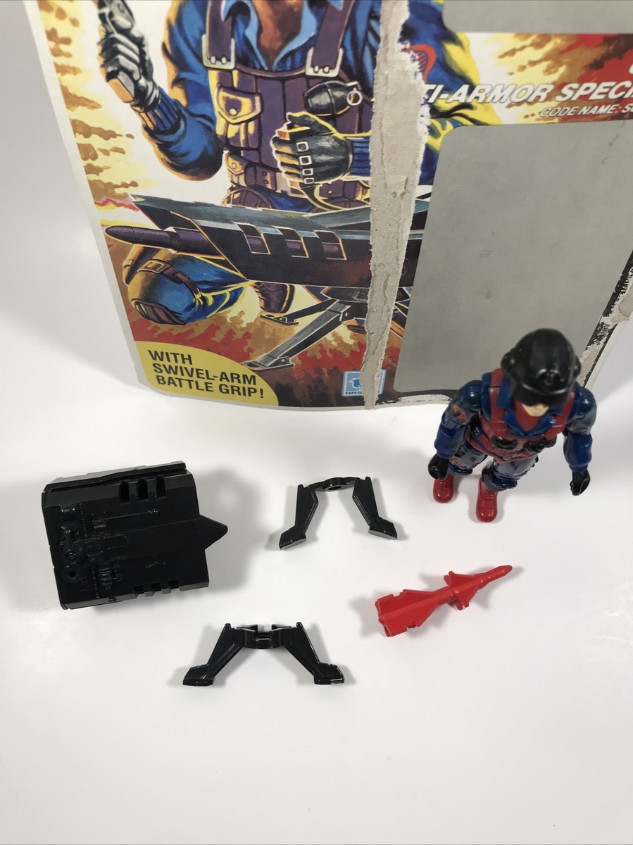 GI Joe Cobra Enemy Scrap Iron NOT Complete w Filecard 1983 Hasbro