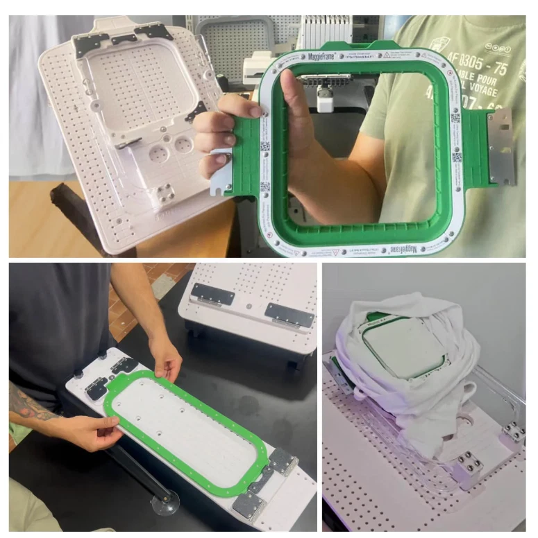 Kit de inicio de marco magnético para estación de aro de bordado para máquinas de bordar Foto 3 de 4