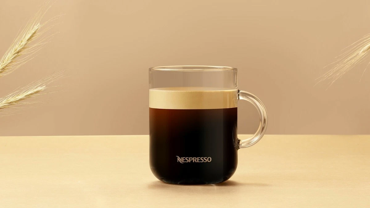 1 Nespresso Konstantin Grcic tempered glass Espresso coffee Cup/Saucer 80ml