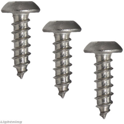 #8 X 1-1/2 Torx Security Sheet Metal Screws - Button Head, Stainless Steel (25-Pack)