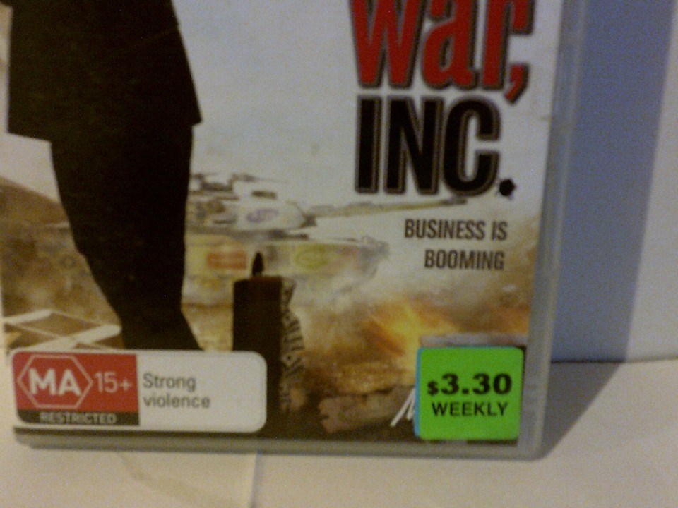 WAR, INC. USED REGION 4 EX RENTAL DVD eBay