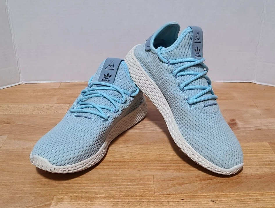 Adidas Pharrell Williams x Tennis Hu Ice Blue Size US 5.5 Blue Mesh CP9802