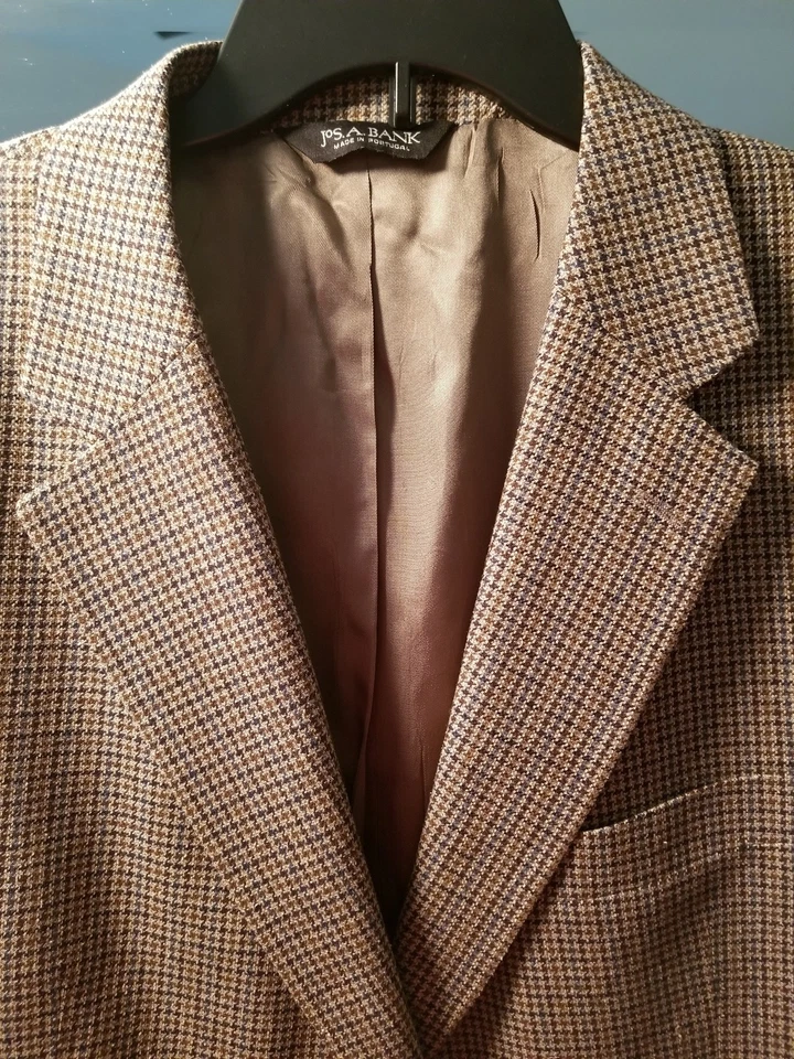 Hombre Joseph A. Blazer Banks Tweed, 46R Foto 2 de 4