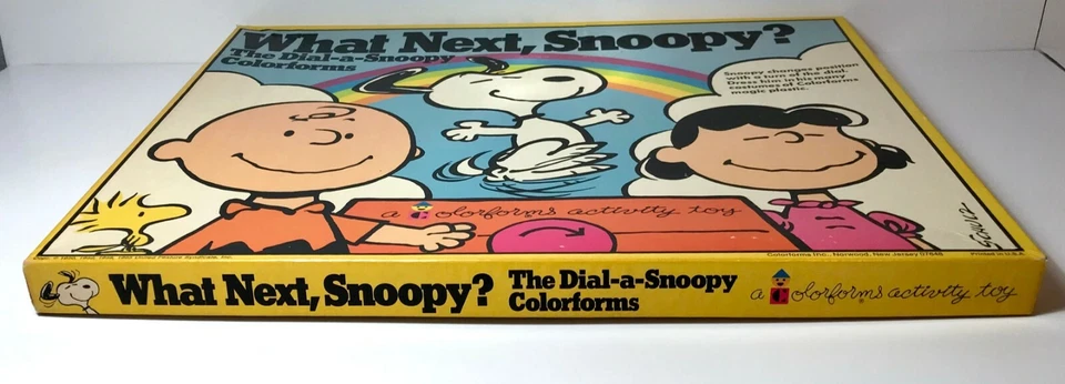 What Next, Snoopy? The Dial a Snoopy Colorforms Vintage 1960's  - Image 2 of 3