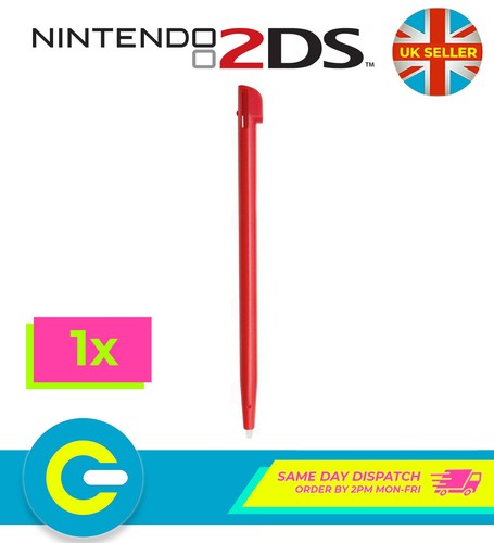 Red Plastic Stylus Pens for Nintendo 2DS (OLD FLAT VERSION) - Picture 3 of 5