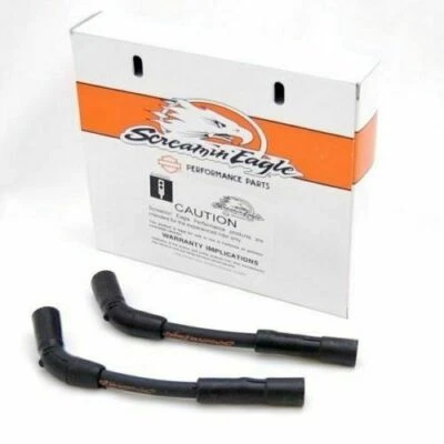 ACCESSORI CUSTOM cavi candela bobina laterale harley davidson Sportster iron forty eight NERI