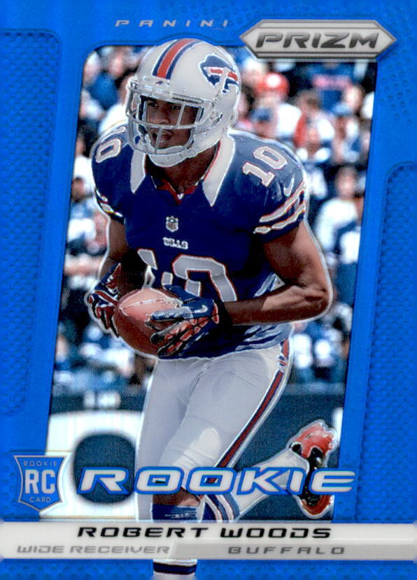2013 Panini Prizm Prizms Blue #279 Robert Woods Rookie Card RC