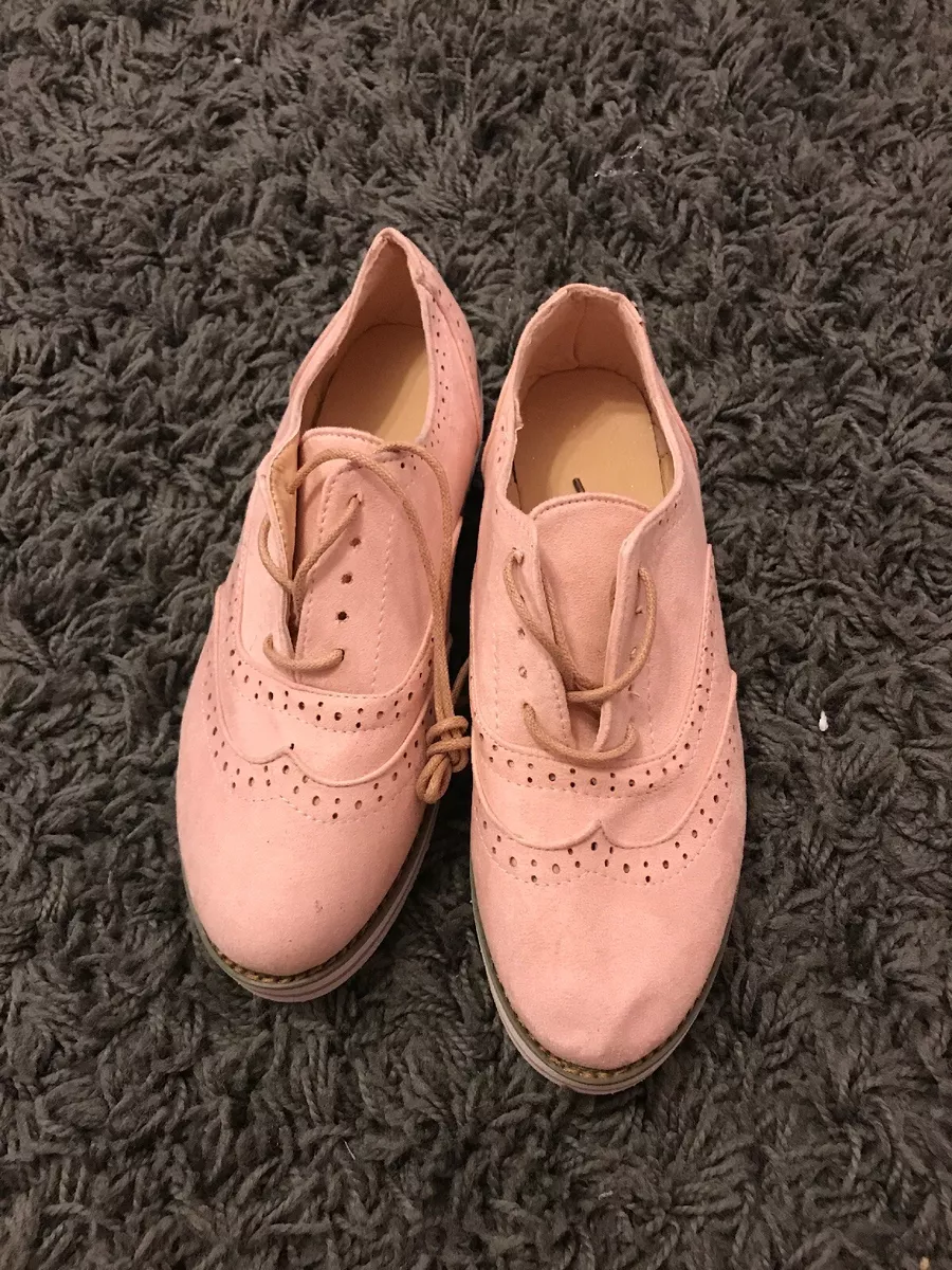 Ladies pink hotsell brogues uk
