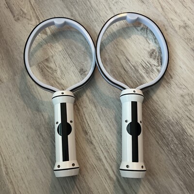 Space Ping Pong Sharper Image Virtual LED Table Tennis Racquets