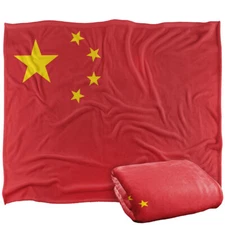 China Flag Silky Touch Super Soft Throw Blanket, 50"x60"