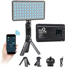 Portable RGB LED Video Light,360 Full Color Camera Studio Light APP Control...