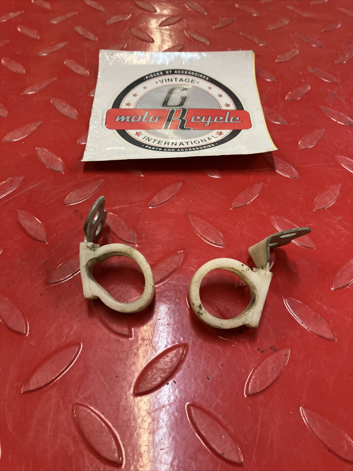 Yamaha YZ400 1977 cable guide holder bracket 1W1233170100 eBay