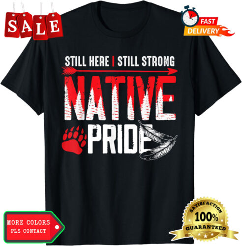 T-shirt NUOVA LIMITATA Cherokee Nativi Americani Indian Pride Indigenous Tribe S-3XL - Foto 1 di 12
