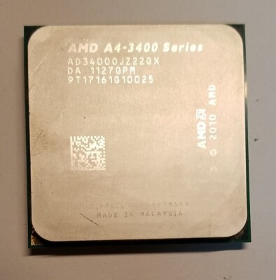 AMD Fusion A4-3400 2.7GHz Dual-Core (AD3400OJZ22GX) Processor