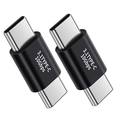 10 USB Type C 3.1 Male-to-Male 10GBbps Data Fast Charger Cable Adapter Connector