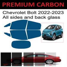 Premium Carbon Window Tint fits Chevrolet Bolt 2022-2023 precut tint
