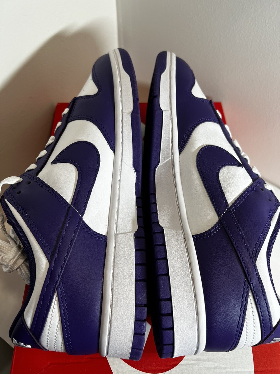 New Nike Dunk Low Shoes Championship Court Purple White New Nike Dunk Low Shoes Championship Court Purple White