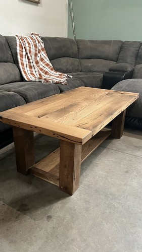 Custom Built Reclaimed Barnwood Coffee Table - BeCrafty Customs - Picture 3 of 4