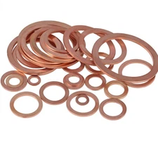 Copper Sealing Washers Gasket Rings Flat Seal Washer M3 M4 M5 M6 M8 M10- M60