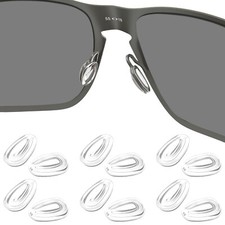 Silicone Replacement Crystal Clear Nose Piece For-Arnette Dean