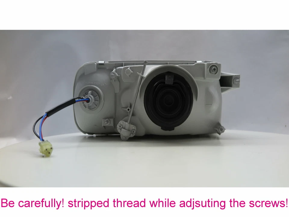 Faro transparente Tracker 1988-1998 convertible 2D negro para GEO LHD Foto 3 de 4