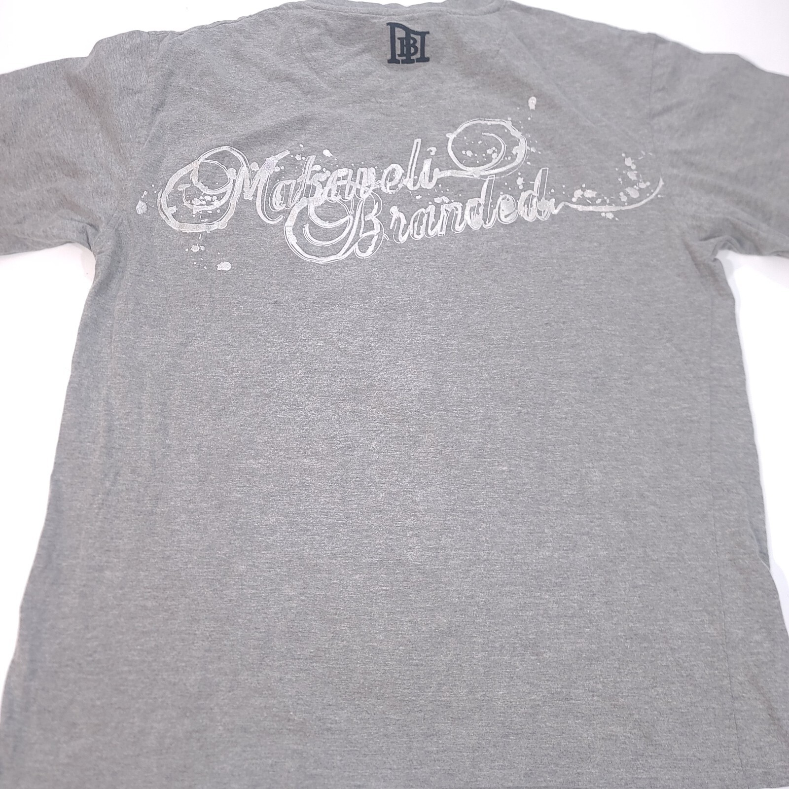 T-Shirt Unisexe Tupac Makaveli Officiel - Gris Acid Wash - 100% Coton - 10